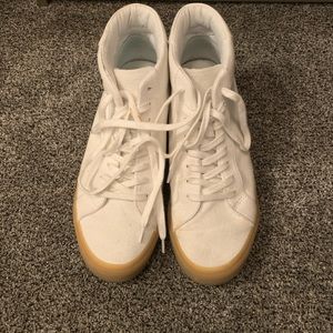 Madewell canvas high top sneakers